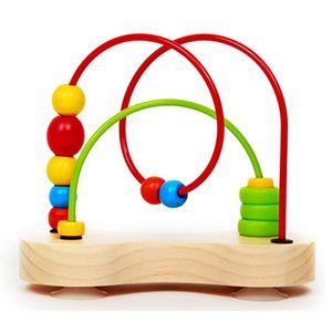 Double Bubble Wooden Bead Maze